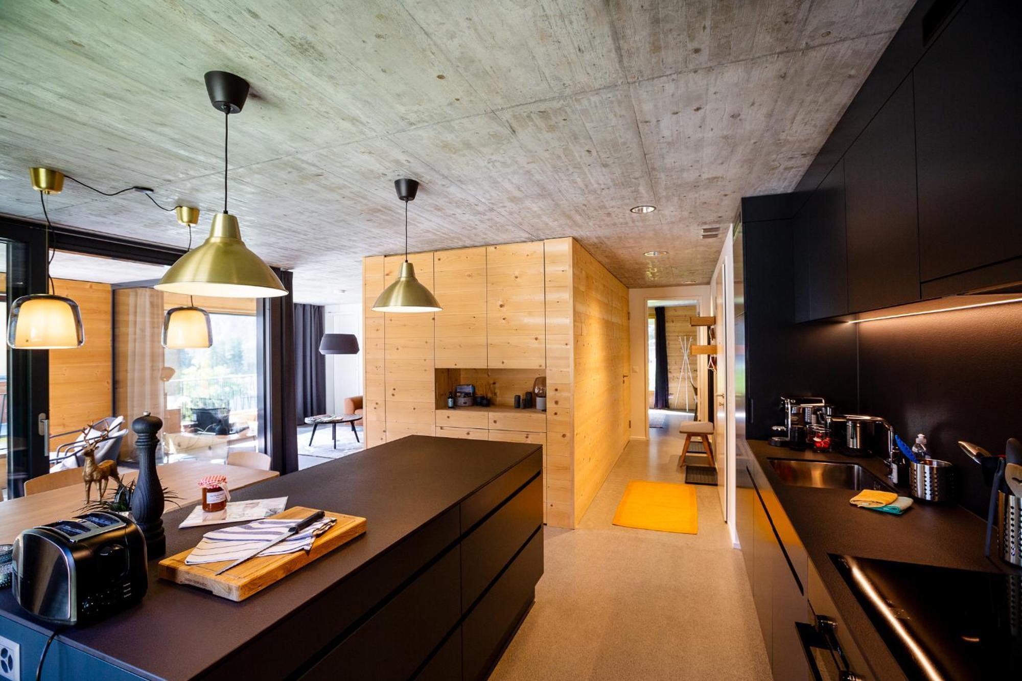 Haus Burgermeister Wohnung Aelplihorn Arosa Luaran gambar