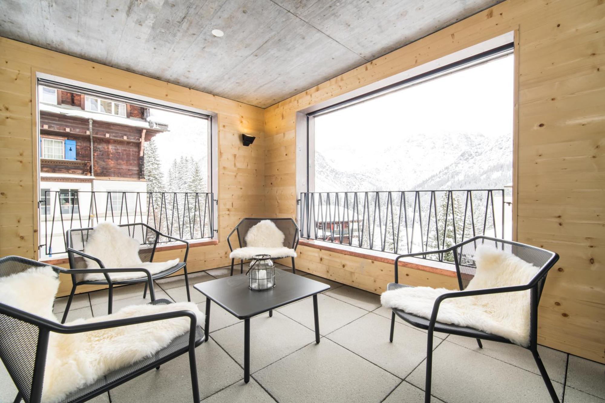 Haus Burgermeister Wohnung Aelplihorn Arosa Luaran gambar